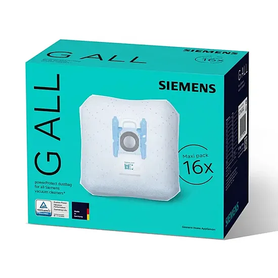 Siemens PowerProtect Staubsaugerbeutel Typ G ALL (16 Stk.)